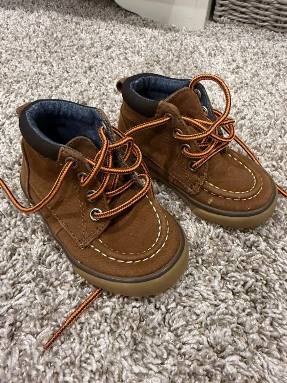 Gymboree Toddler Boy Boat Shoe Boots Size 5